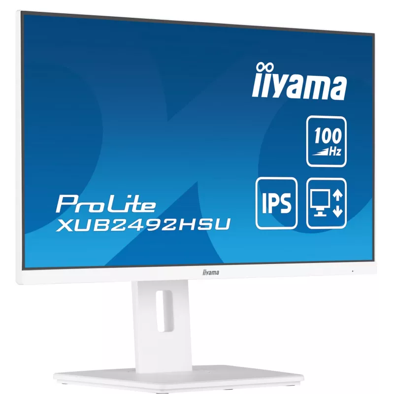 iiyama XUB2492HSU-W6 Computer Monitor 60,5 cm (23,8 Zoll) 1920 x 1080 Pixel Full HD LED Weiß