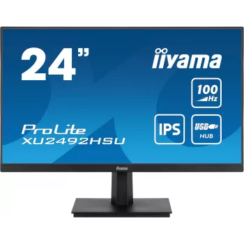 iiyama ProLite XU2492HSU-B6 Computer Monitor 60,5 cm (23,8 Zoll) 1920 x 1080 Pixel Full HD LED Schwarz