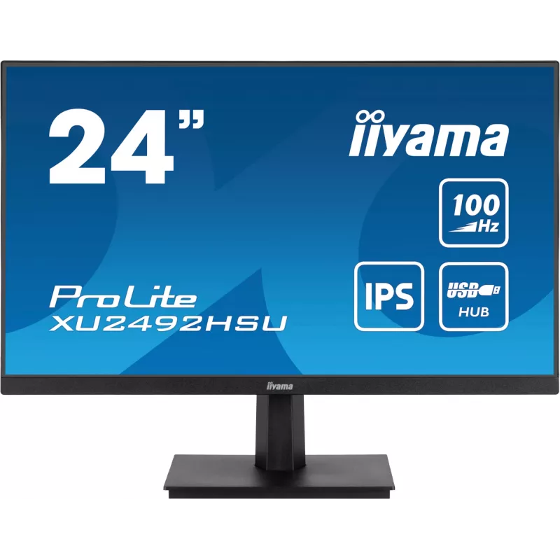 iiyama ProLite XU2492HSU-B6 Computer Monitor 60,5 cm (23,8 Zoll) 1920 x 1080 Pixel Full HD LED Schwarz