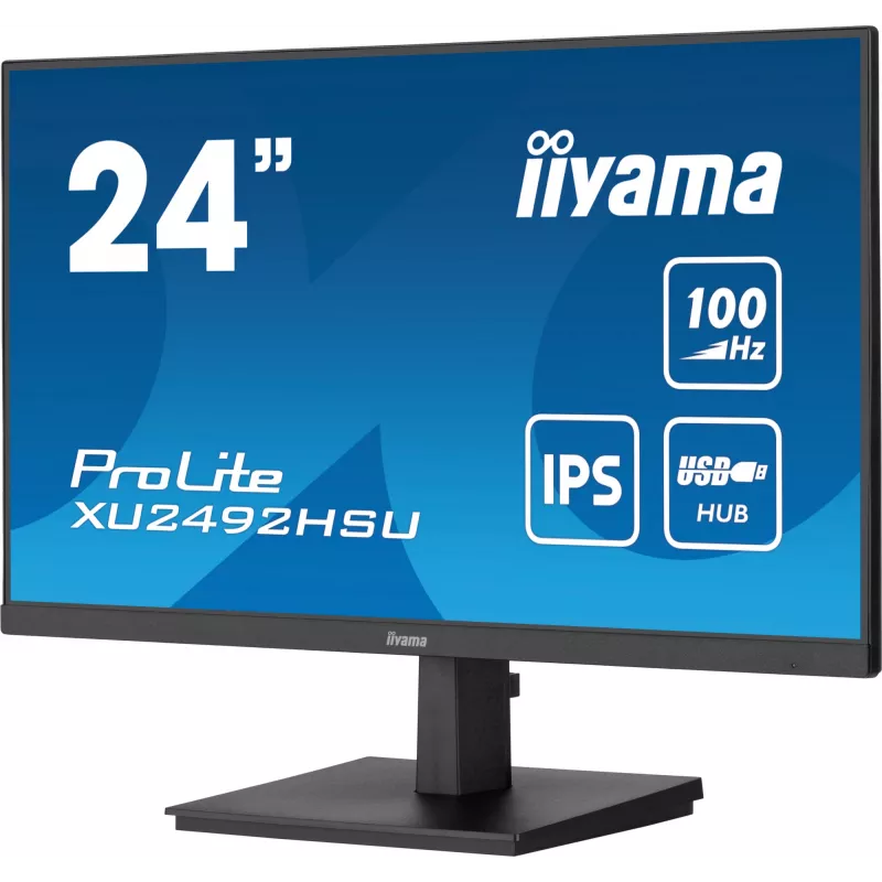 iiyama ProLite XU2492HSU-B6 Computer Monitor 60,5 cm (23,8 Zoll) 1920 x 1080 Pixel Full HD LED Schwarz