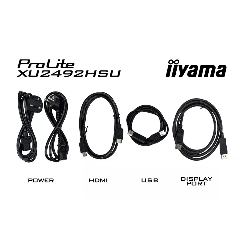 iiyama ProLite XU2492HSU-B6 Computer Monitor 60,5 cm (23,8 Zoll) 1920 x 1080 Pixel Full HD LED Schwarz