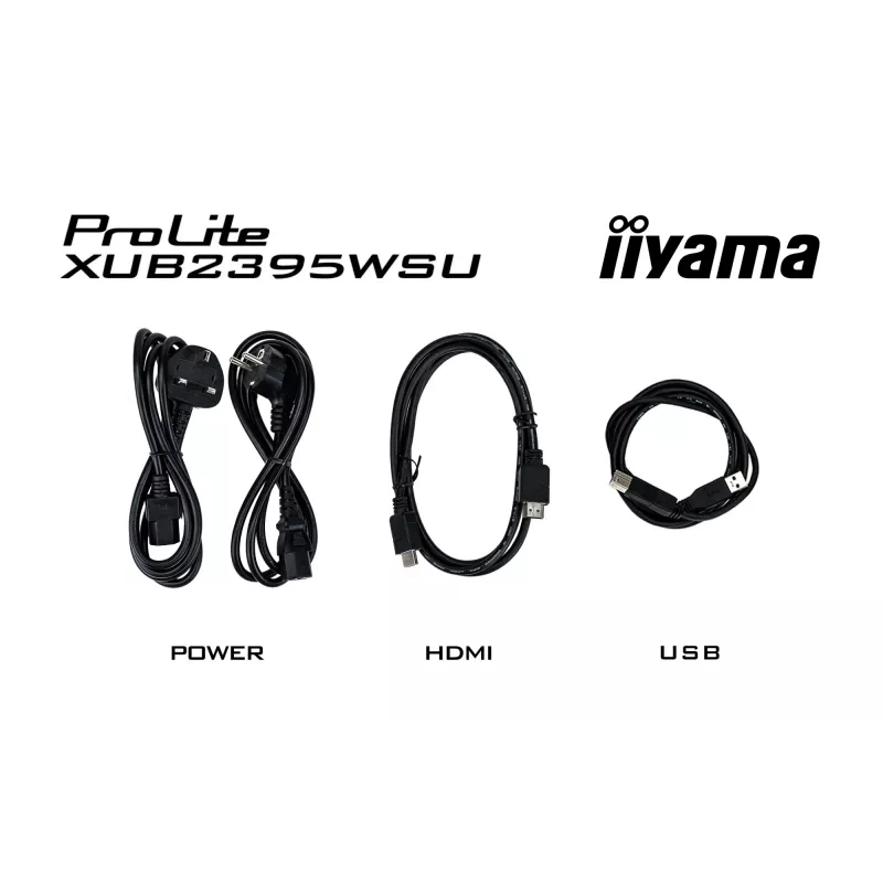 iiyama ProLite XUB2395WSU-B5 Computer Monitor 57,1 cm (22,5 Zoll) 1920 x 1200 Pixel WUXGA LED Schwarz