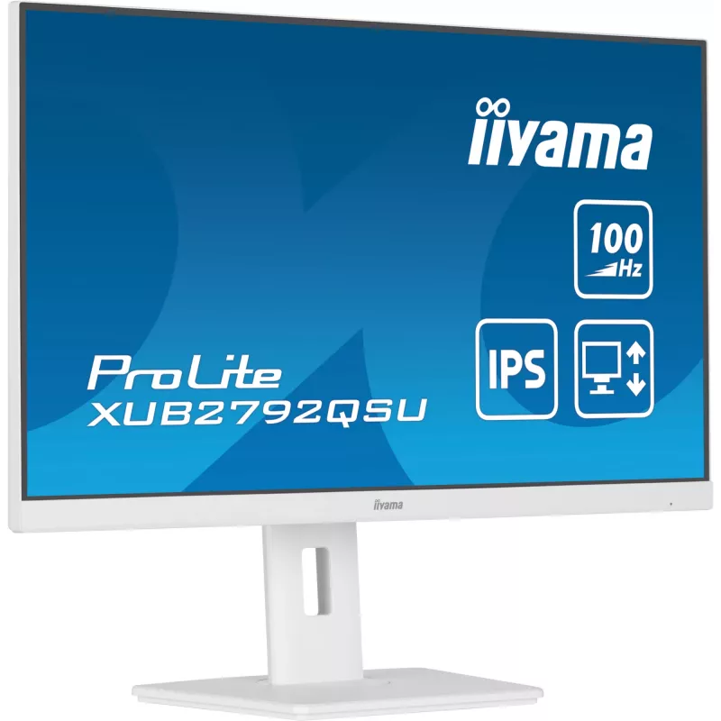 iiyama ProLite XUB2792QSU-W6 Computer Monitor 68,6 cm (27 Zoll) 2560 x 1440 Pixel Quad HD LED Weiß