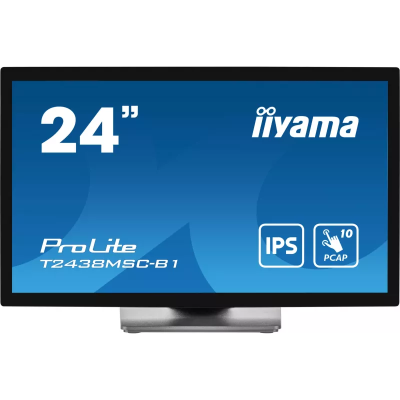 iiyama ProLite T2438MSC-B1 Computer Monitor 60,5 cm (23,8 Zoll) 1920 x 1080 Pixel Full HD LED Touchscreen Schwarz