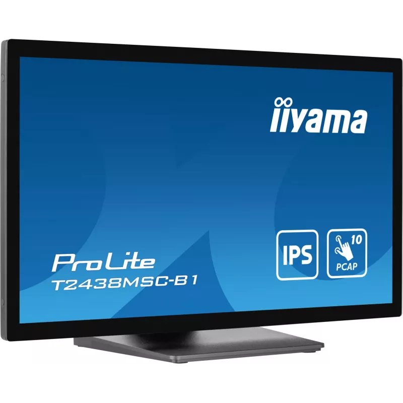 iiyama ProLite T2438MSC-B1 Computer Monitor 60,5 cm (23,8 Zoll) 1920 x 1080 Pixel Full HD LED Touchscreen Schwarz