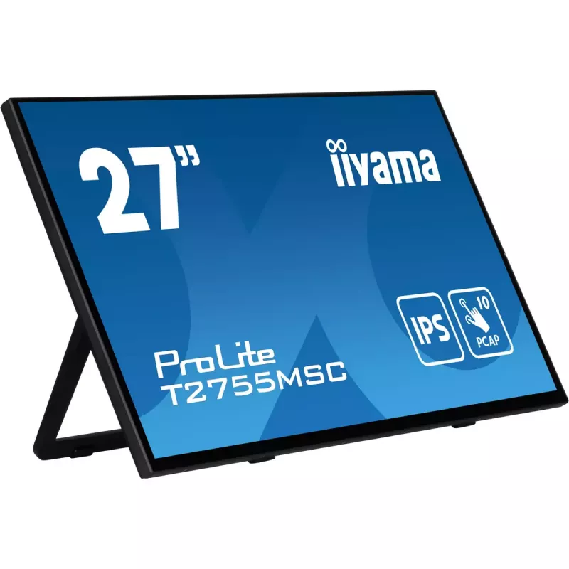 iiyama ProLite T2755MSC-B1 Computer Monitor 68,6 cm (27 Zoll) 1920 x 1080 Pixel Full HD LED Touchscreen Tisch Schwarz