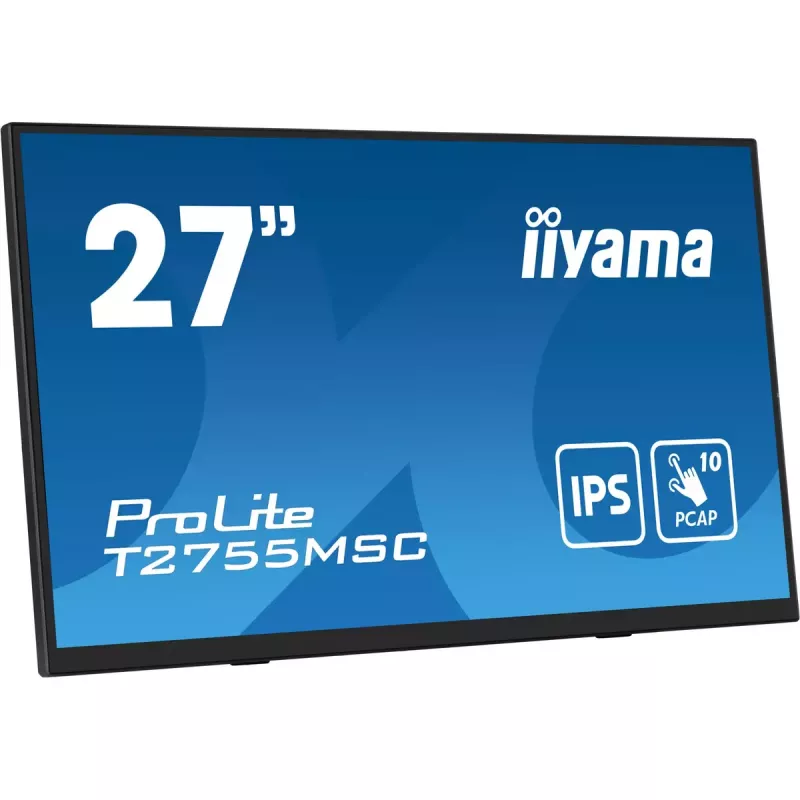 iiyama ProLite T2755MSC-B1 Computer Monitor 68,6 cm (27 Zoll) 1920 x 1080 Pixel Full HD LED Touchscreen Tisch Schwarz