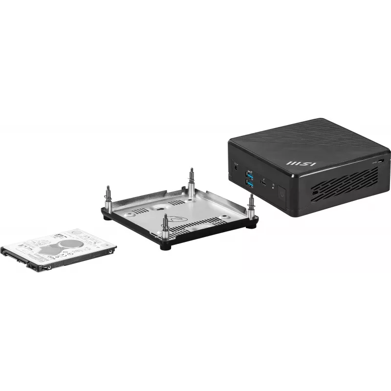 MSI Cubi 5 12M-022BDE 0,66L Mini-PC Schwarz i3-1215U