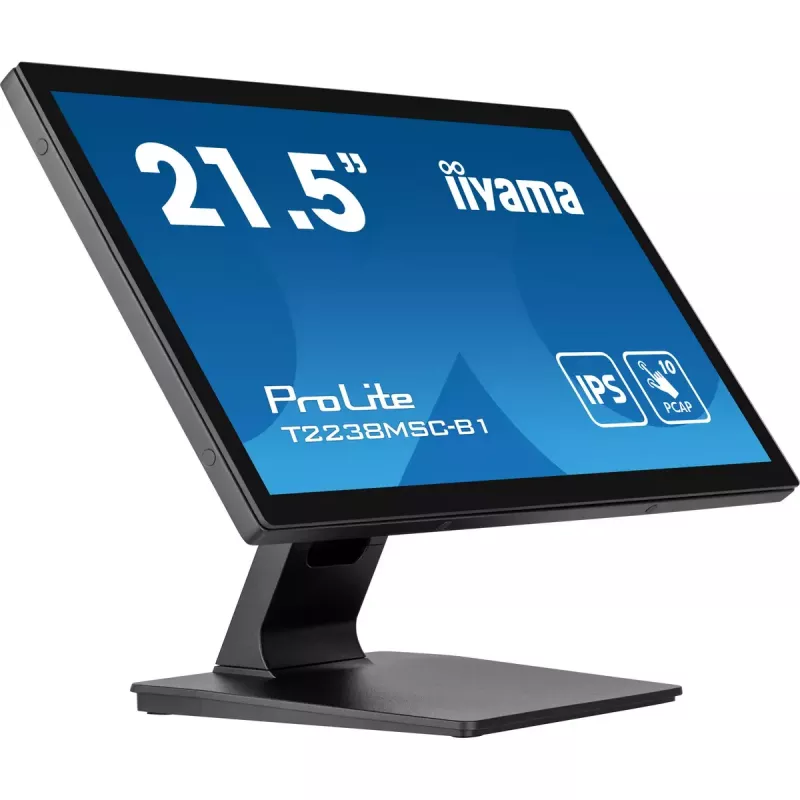 iiyama ProLite T2238MSC-B1 Computer-Monitor 54,6 cm (21,5 Zoll) 1920 x 1080 Pixel Full HD LED Touchscreen Schwarz