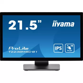 iiyama ProLite T2238MSC-B1 Computer-Monitor 54,6 cm (21,5 Zoll) 1920 x 1080 Pixel Full HD LED Touchscreen Schwarz
