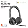 HP Poly Voyager 4320 Microsoft Teams zertifiziertes USB-A-Headset + BT700-Dongle