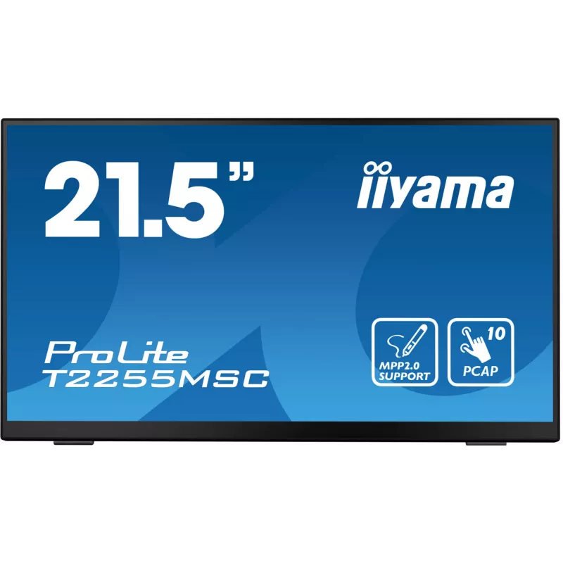 iiyama ProLite T2255MSC-B1 Computer-Monitor 54,6 cm (21,5 Zoll) 1920 x 1080 Pixel Full HD LCD Touchscreen Schwarz