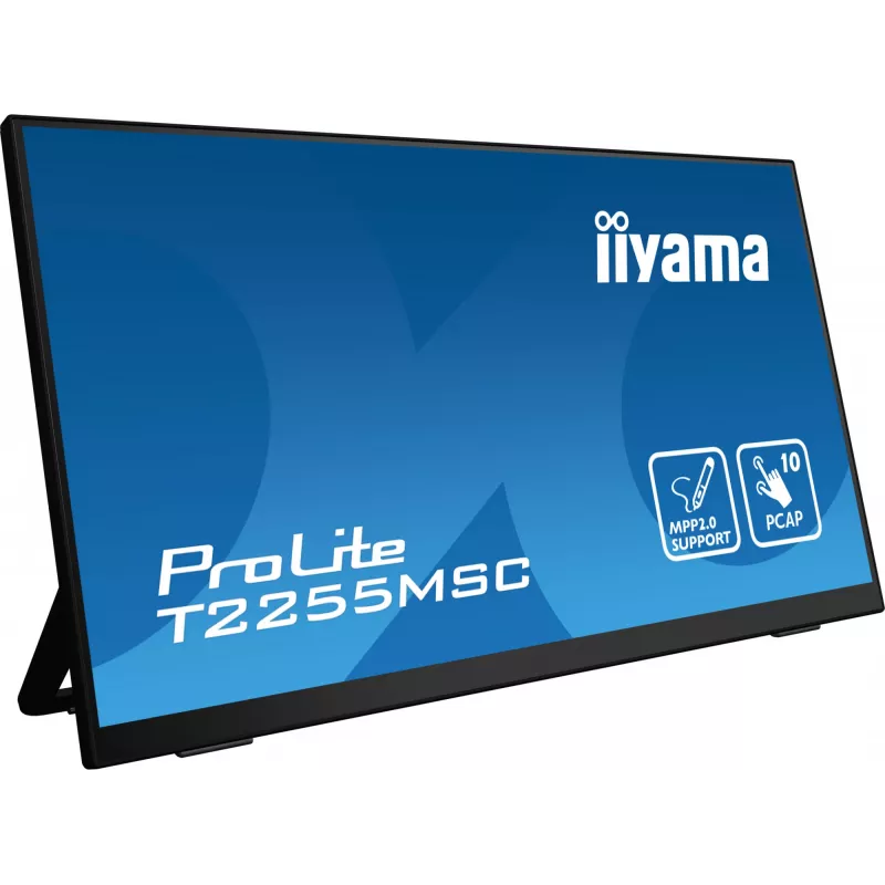 iiyama ProLite T2255MSC-B1 Computer-Monitor 54,6 cm (21,5 Zoll) 1920 x 1080 Pixel Full HD LCD Touchscreen Schwarz