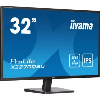 iiyama ProLite X3270QSU-B1 Computer Monitor 80 cm (31,5 Zoll) 2560 x 1440 Pixel Wide Quad HD LED Schwarz