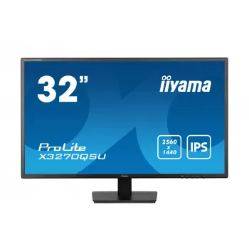 iiyama ProLite X3270QSU-B1 Computer Monitor 80 cm (31,5 Zoll) 2560 x 1440 Pixel Wide Quad HD LED Schwarz