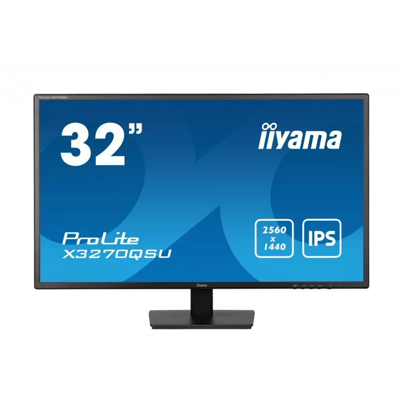 iiyama ProLite X3270QSU-B1 Computer Monitor 80 cm (31,5 Zoll) 2560 x 1440 Pixel Wide Quad HD LED Schwarz