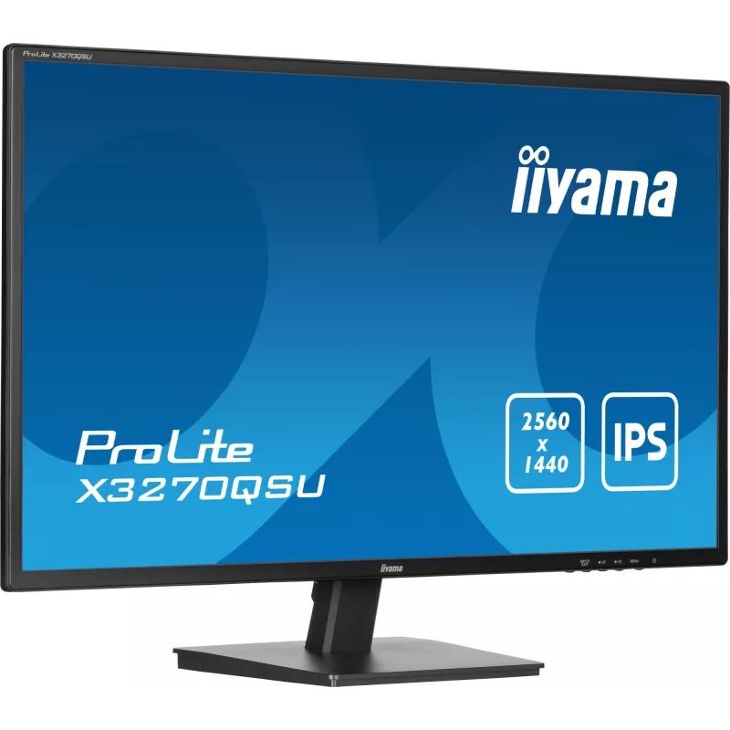 iiyama ProLite X3270QSU-B1 Computer Monitor 80 cm (31,5 Zoll) 2560 x 1440 Pixel Wide Quad HD LED Schwarz