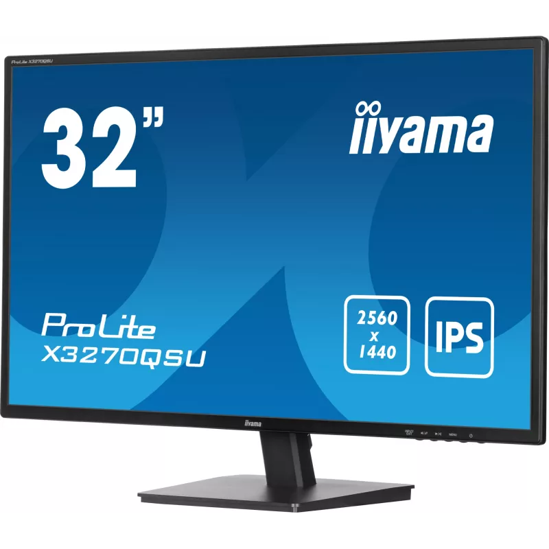 iiyama ProLite X3270QSU-B1 Computer Monitor 80 cm (31,5 Zoll) 2560 x 1440 Pixel Wide Quad HD LED Schwarz