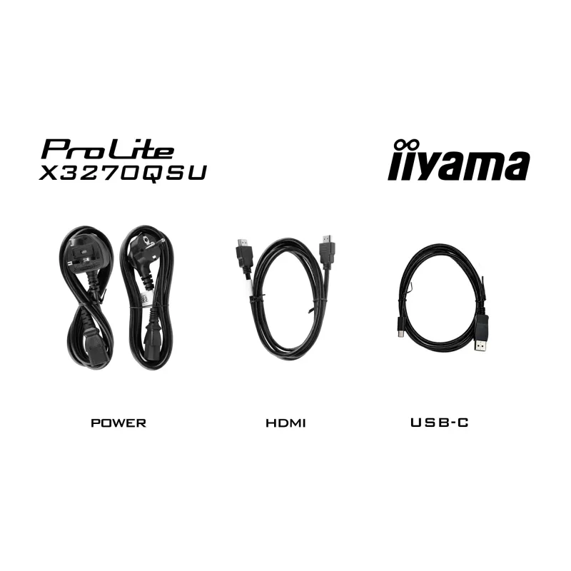 iiyama ProLite X3270QSU-B1 Computer Monitor 80 cm (31,5 Zoll) 2560 x 1440 Pixel Wide Quad HD LED Schwarz