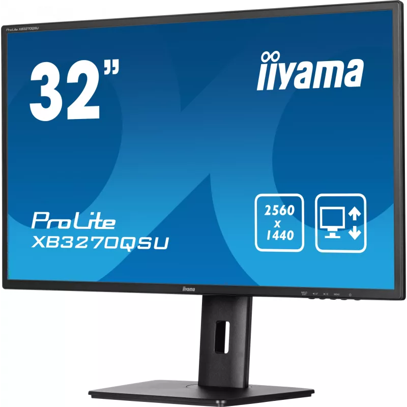 iiyama ProLite XB3270QSU-B1 Computer Monitor 80 cm (31,5 Zoll) 2560 x 1440 Pixel Quad HD LED Schwarz