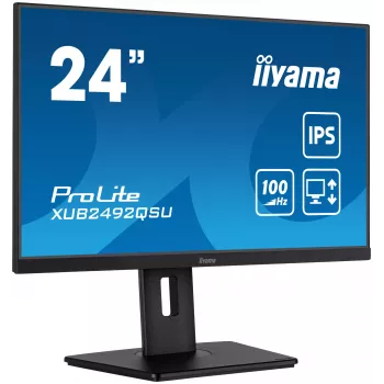 iiyama ProLite XUB2492QSU-B1 Computer Monitor 60,5 cm (23,8 Zoll) 2560 x 1440 Pixel Quad HD LED Schwarz