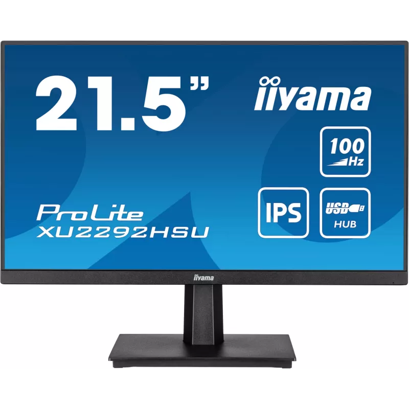 iiyama ProLite XU2292HSU-B6 Computer Monitor 54,6 cm (21,5 Zoll) 1920 x 1080 Pixel Full HD LED Schwarz