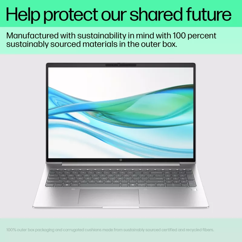 HP ProBook 460 G11 Intel Core Ultra 5 125U Laptop 40,6 cm (16 Zoll) WUXGA 16 GB DDR5-SDRAM 512 GB SSD Wi-Fi 6E (802.11ax) Windows 11 Pro KI-PC Silber