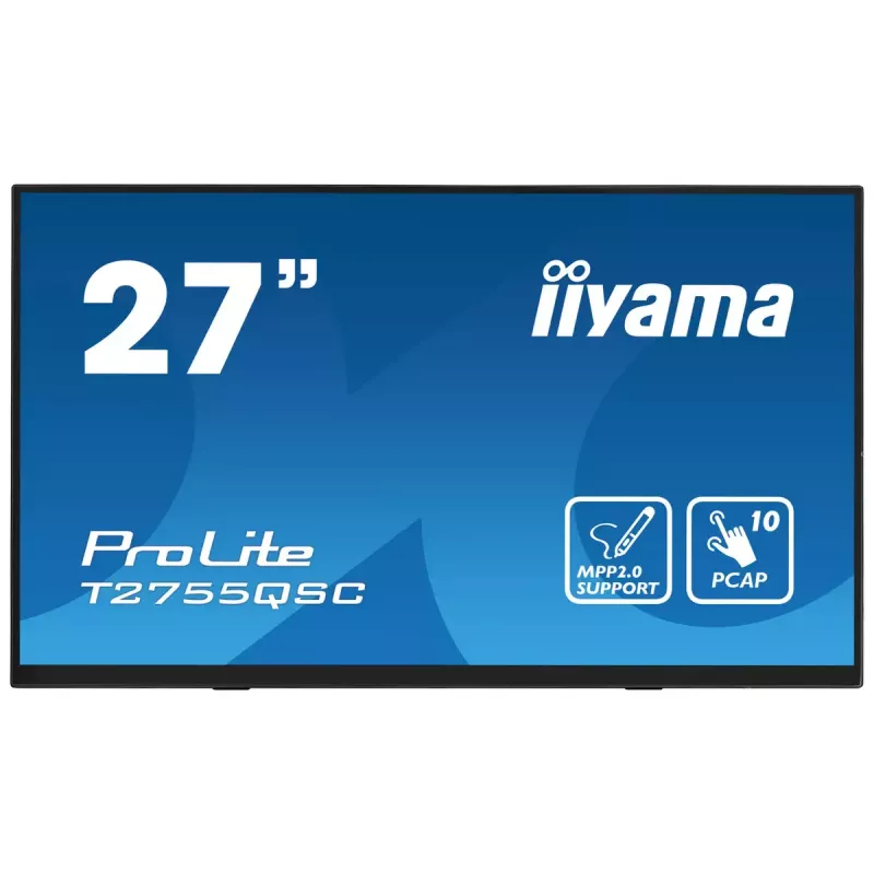 iiyama ProLite T2755QSC-B1 Computer-Monitor 68,6 cm (27 Zoll) 2560 x 1440 Pixel Quad HD LCD Touchscreen Schwarz