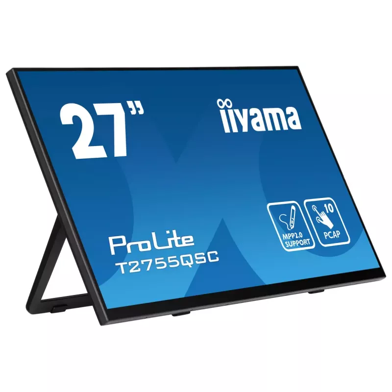 iiyama ProLite T2755QSC-B1 Computer-Monitor 68,6 cm (27 Zoll) 2560 x 1440 Pixel Quad HD LCD Touchscreen Schwarz