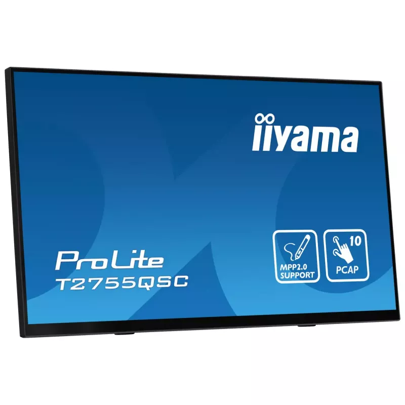 iiyama ProLite T2755QSC-B1 Computer-Monitor 68,6 cm (27 Zoll) 2560 x 1440 Pixel Quad HD LCD Touchscreen Schwarz