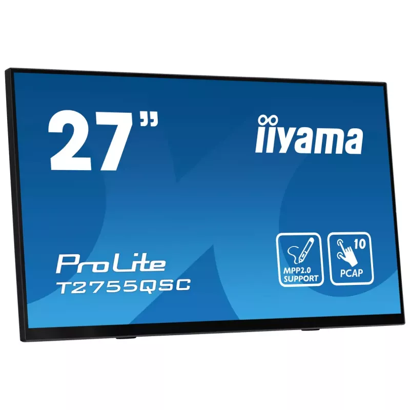 iiyama ProLite T2755QSC-B1 Computer-Monitor 68,6 cm (27 Zoll) 2560 x 1440 Pixel Quad HD LCD Touchscreen Schwarz