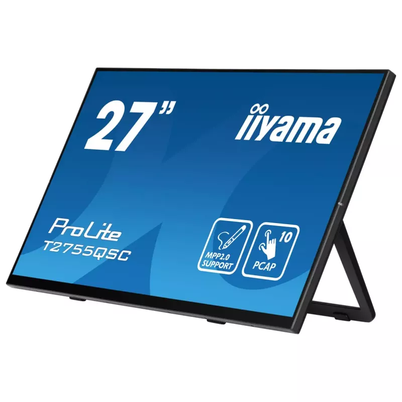 iiyama ProLite T2755QSC-B1 Computer-Monitor 68,6 cm (27 Zoll) 2560 x 1440 Pixel Quad HD LCD Touchscreen Schwarz