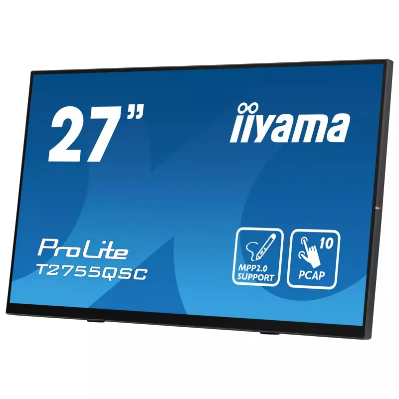 iiyama ProLite T2755QSC-B1 Computer-Monitor 68,6 cm (27 Zoll) 2560 x 1440 Pixel Quad HD LCD Touchscreen Schwarz