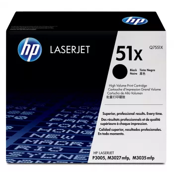 HP 51X Hohe Reichweite Schwarz Original LaserJet Tonerkartusche