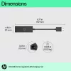 HP USB 3.0 auf Gigabit RJ45 Adapter G2, Kabelgebunden, USB, Ethernet, Schwarz