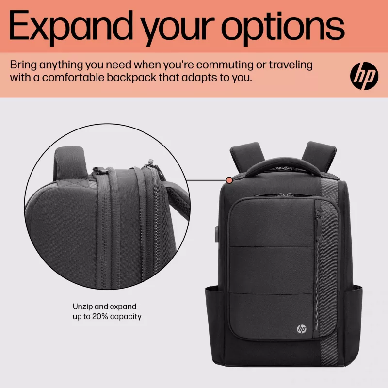 HP Renew Executive 16-Zoll-Laptop-Rucksack, Rucksack, 40,9 cm (16,1 Zoll), 890 g