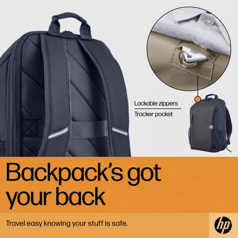 HP Travel 18 Liter 15.6 Iron Grau Laptop-Rucksack