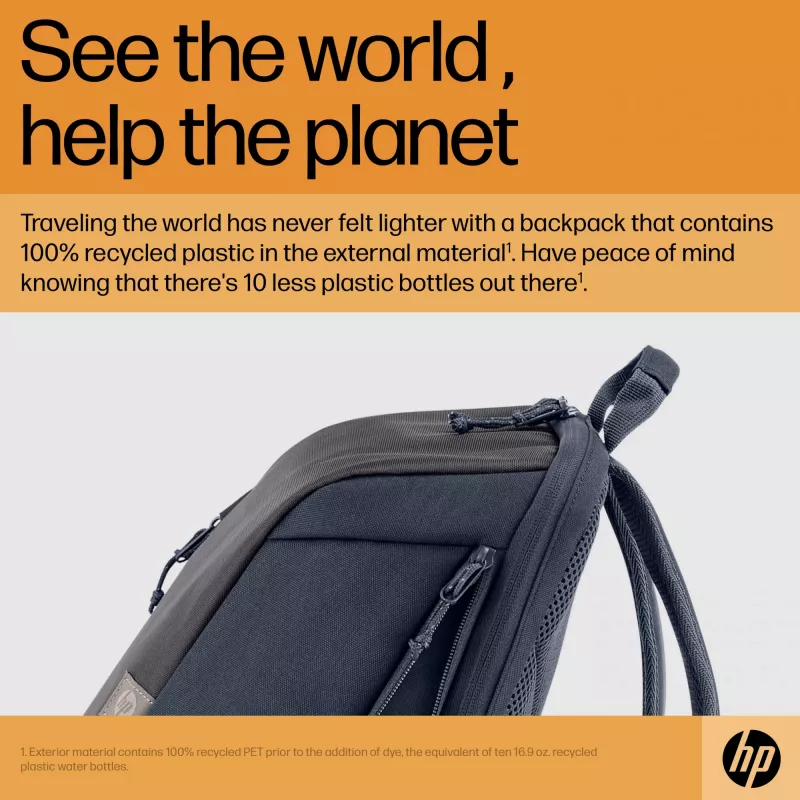 HP Travel 18 Liter 15.6 Iron Grau Laptop-Rucksack