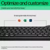 HP 475 Dual-Mode Wireless Keyboard, Full-size (100%), Wireless, RF Wireless + Bluetooth, Membrane, Schwarz