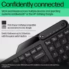 HP 475 Dual-Mode Wireless Keyboard, Full-size (100%), Wireless, RF Wireless + Bluetooth, Membrane, Schwarz