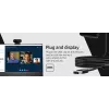 HP 325 FHD Webcam, Business, Windows 10, Windows 11, MacOS, 72 mm, 53,6 mm, 53,2 mm