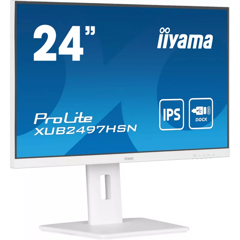 iiyama ProLite XUB2497HSN-W1 Computer Monitor 60,5 cm (23,8 Zoll) 1920 x 1080 Pixel Full HD LED Weiß