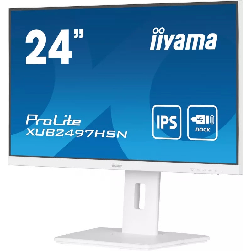iiyama ProLite XUB2497HSN-W1 Computer Monitor 60,5 cm (23,8 Zoll) 1920 x 1080 Pixel Full HD LED Weiß