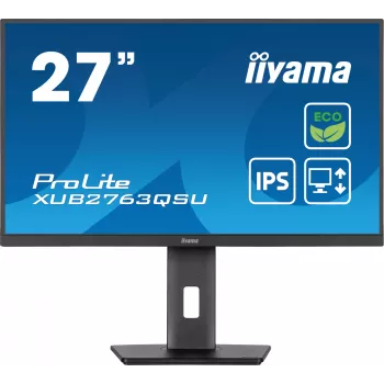 iiyama ProLite XUB2763QSU-B1 Computer Monitor 68,6 cm (27 Zoll) 2560 x 1440 Pixel Quad HD LED Schwarz
