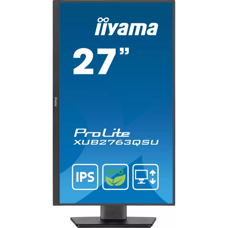 iiyama ProLite XUB2763QSU-B1 Computer Monitor 68,6 cm (27 Zoll) 2560 x 1440 Pixel Quad HD LED Schwarz