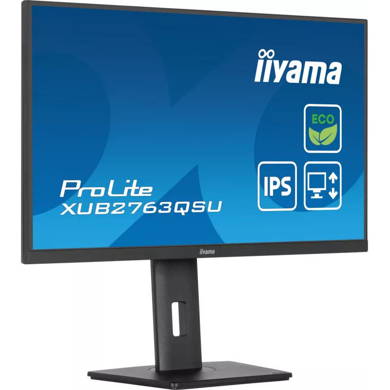 iiyama ProLite XUB2763QSU-B1 Computer Monitor 68,6 cm (27 Zoll) 2560 x 1440 Pixel Quad HD LED Schwarz
