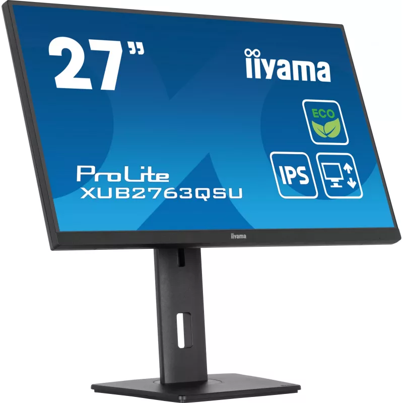iiyama ProLite XUB2763QSU-B1 Computer Monitor 68,6 cm (27 Zoll) 2560 x 1440 Pixel Quad HD LED Schwarz