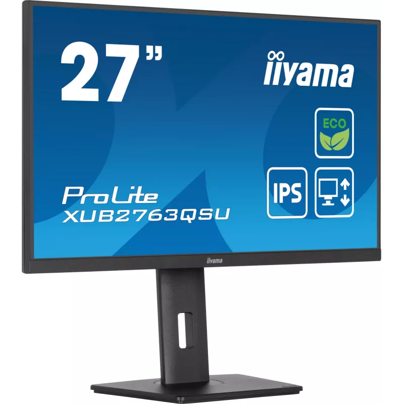 iiyama ProLite XUB2763QSU-B1 Computer Monitor 68,6 cm (27 Zoll) 2560 x 1440 Pixel Quad HD LED Schwarz