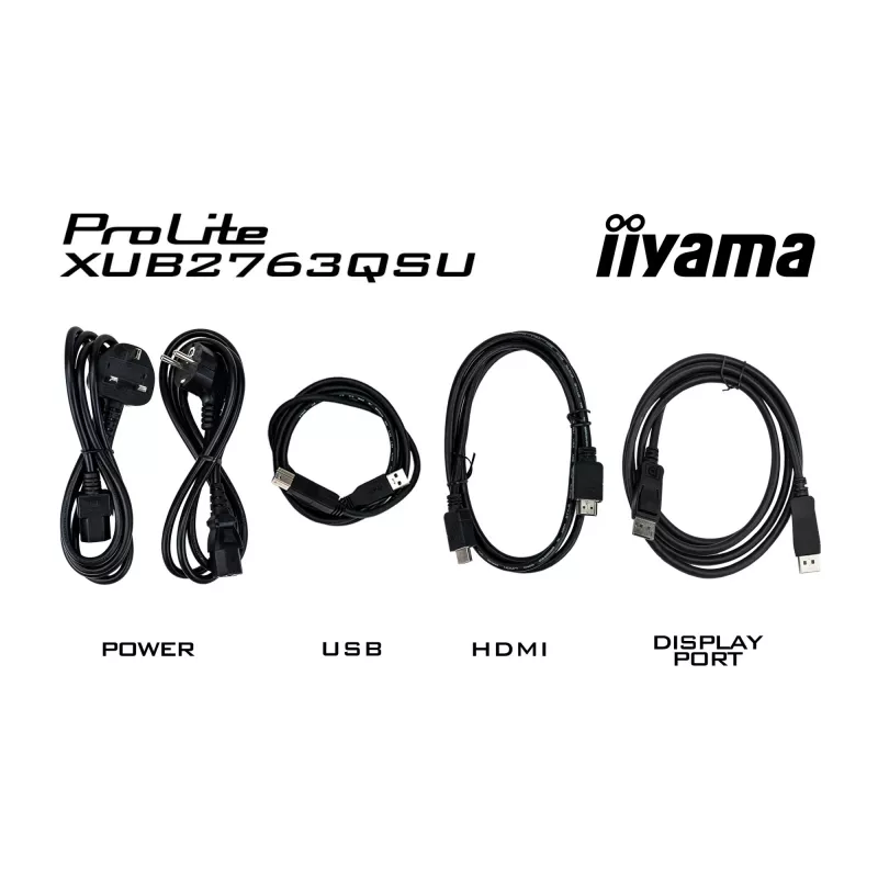 iiyama ProLite XUB2763QSU-B1 Computer Monitor 68,6 cm (27 Zoll) 2560 x 1440 Pixel Quad HD LED Schwarz