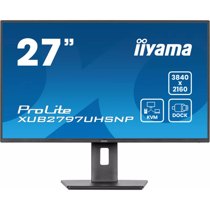 iiyama ProLite XUB2797UHSNP-B1 Computer Monitor 68,6 cm (27 Zoll) 3840 x 2160 Pixel 4K Ultra HD LED Schwarz